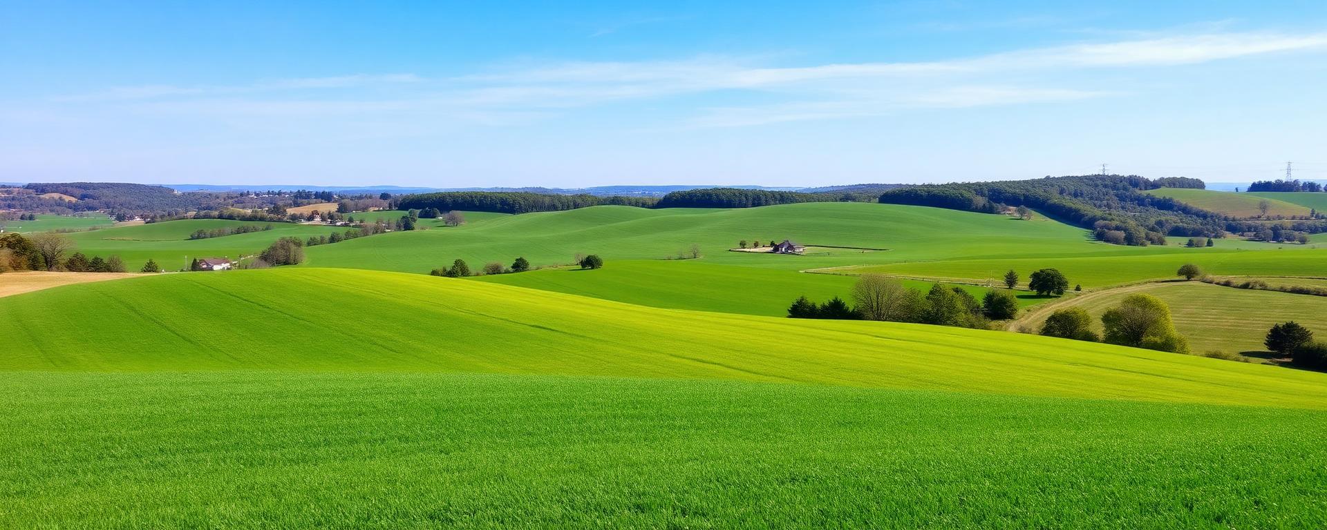 Rolling Kentucky farmland and building lots