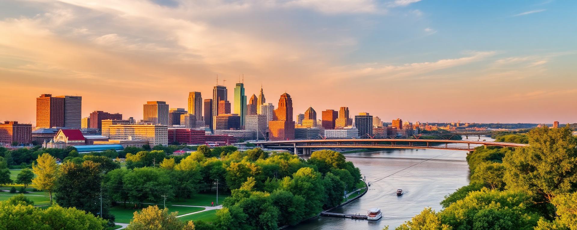 Louisville Kentucky skyline